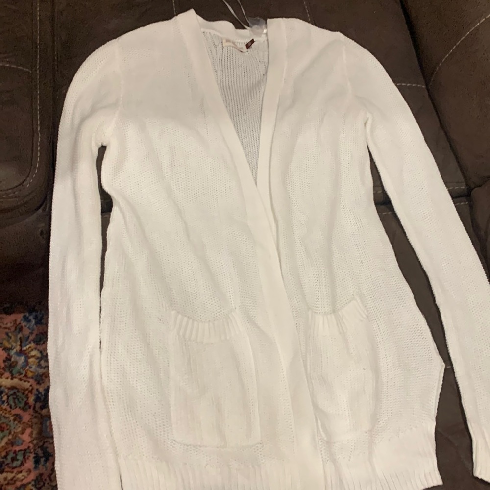 So white sweater